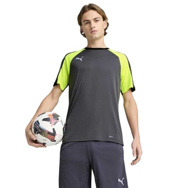 Puma - "Individualliga" T-Shirt für Herren, Maßgeschneidert (Grau/Gelb)