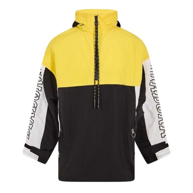 Diadora - "Ema" Anorak für Herren, Hochleistungsmaterial, Training (Sonnenblumen-Gelb/Weiß/Schwarz)