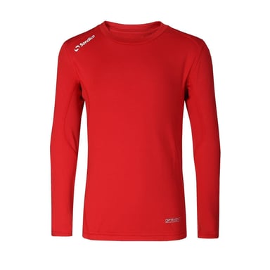 Sondico - "Core" Base Layer Oberteil für Kinder, Atmungsaktiv, Langärmlig (Rot)