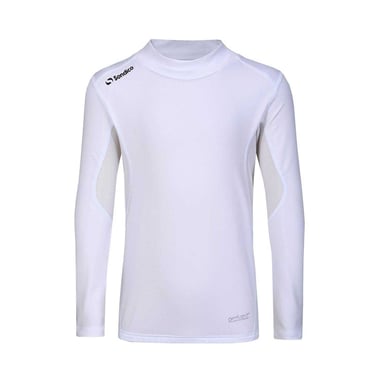 Sondico - Base Layer Oberteil für Kinder, Stehkragen (Weiß)