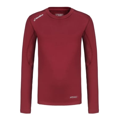 Sondico - "Core" Base Layer Oberteil für Kinder, Atmungsaktiv, Langärmlig (Burgunderrot)