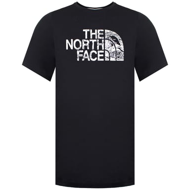 The North Face Woodcut Dome Herren Schwarz T-Shirt