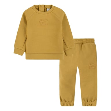 Nike - Co-ord Set für Baby, Rundhalsausschnitt, Langärmlig (Goldener Weizen)