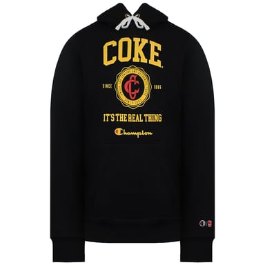 Champion x Coca Cola Herren Kapuzenpullover Schwarz