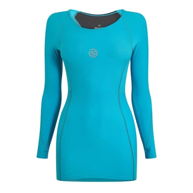 Skins - "Series-3" Base Layer Oberteil für Damen (Blau)