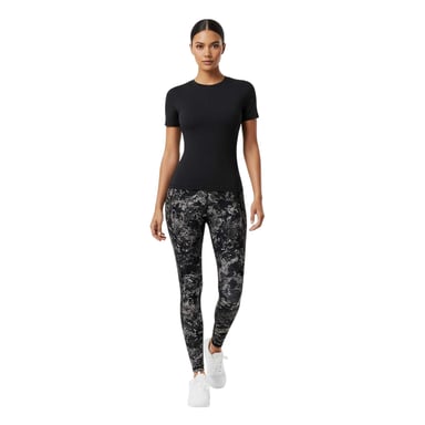 USA Pro - T-Shirt für Damen, Polyamid (Schwarz)