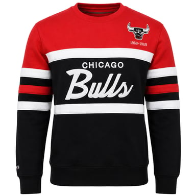 Mitchell & Ness NBA Chicago Bulls Head Coach Herren Schwarz Pullover