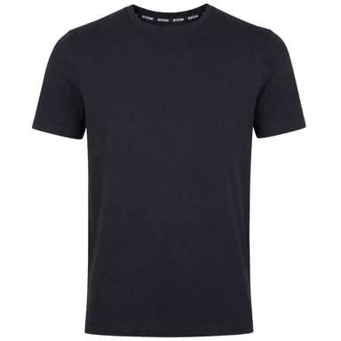 BoxRaw Einfarbiges Herren T-Shirt Schwarz