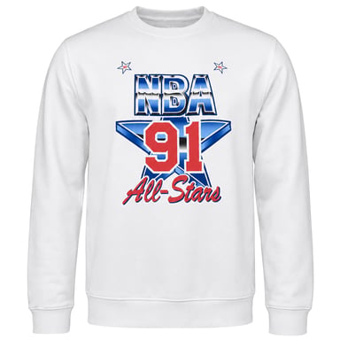 Mitchell & Ness NBA All Star 91 Herren Weißer Pullover