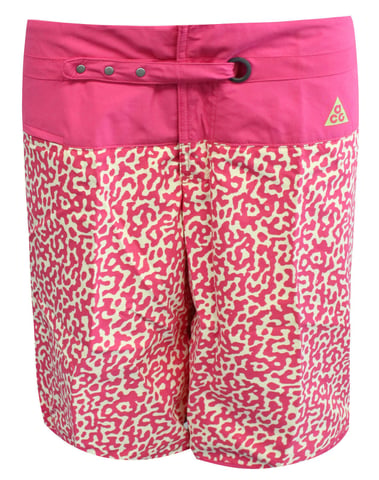 Nike ACG Damen Allover-Print Board-Schwimmshorts Pink 299256 684 A77B