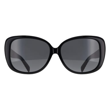 Karen Millen KM5060 001 Sonnenbrille in Schwarz-Rauchgrau