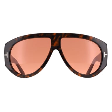 Tom Ford Bronson FT1044 52S Sonnenbrille in Dark Havana und Bordeaux