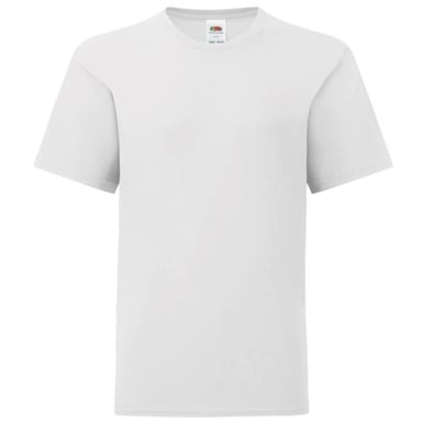 Fruit Of The Loom Jungen Iconic T-Shirt (Weiß)