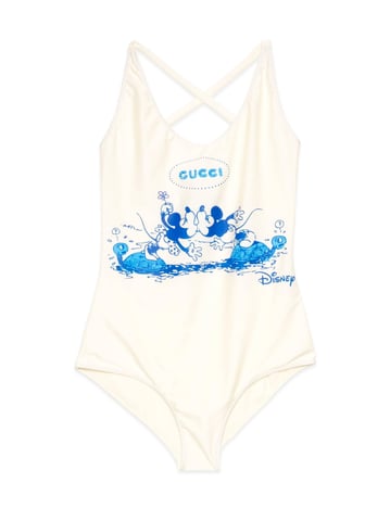 Gucci x Disney Logo Badeanzug