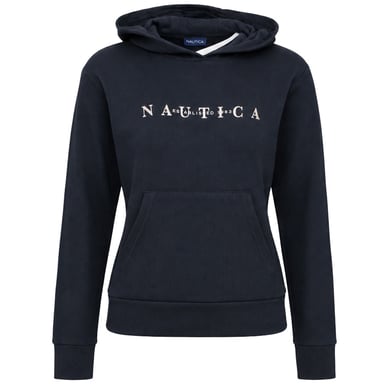 Nautica Luna Crop Damen Schwarz Hoodie