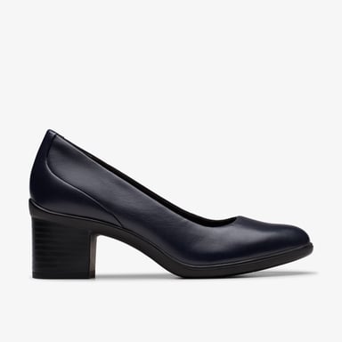 Shaya Poppy Navy Leather Schuhe