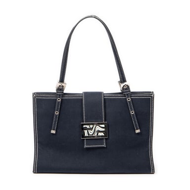 Vintage FF Marble Tote Schultertasche