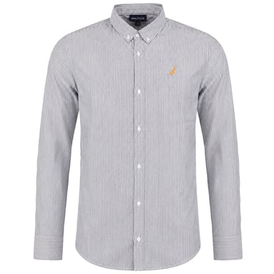 Nautica Hage Herren Schwarz/Weiß Hemd