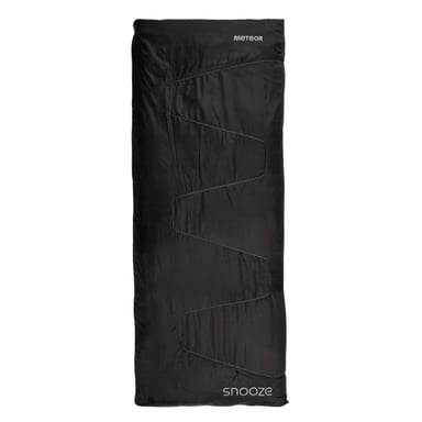 Meteor - Schlafsack "Snooze", Logo (Schwarz/Grau)