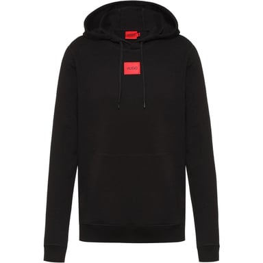 Hugo - Hoodie zum Überziehen für Herren, Baumwollmischung (Schwarz)