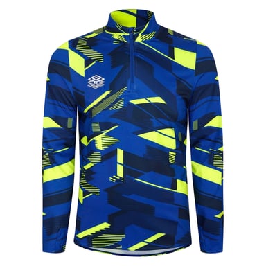 Umbro - Midlayer für Herren, Training (Blau/Gelb)