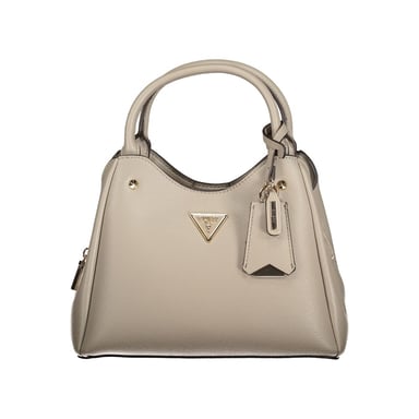 Guess Jeans Grigio Polyurethan Damenhandtasche