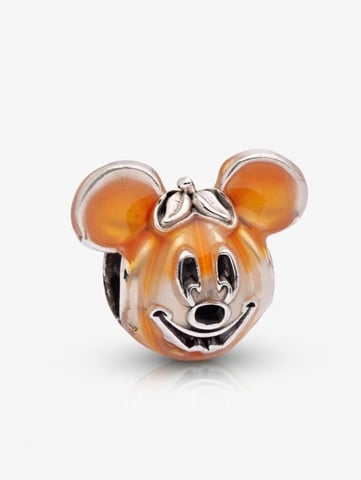Pandora Charm Orange/Silber