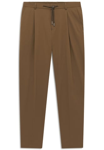 Bugatti Herren Bundfaltenhose Dynamic Series Travel Stretch