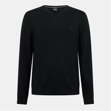 Boss - "Batisse" Pullover Top V-Ausschnitt für Herren (Schwarz)