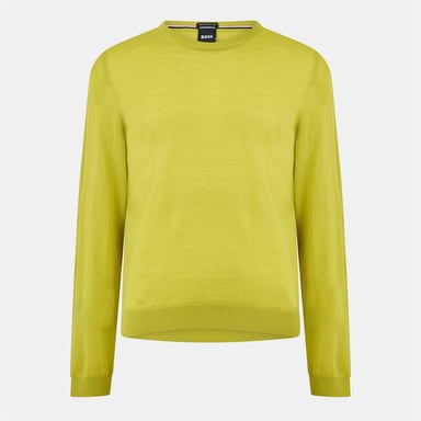 Hugo Boss - "Leno-P" Pullover für Herren (Leuchtend Grün)
