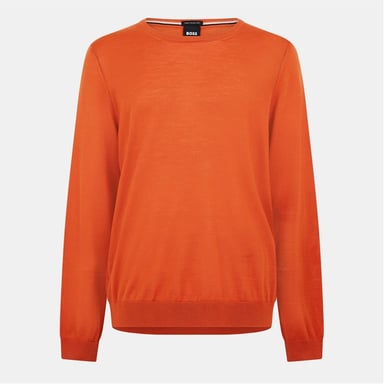 Hugo Boss - "Leno-P" Pullover für Herren (Dunkel-Orange)