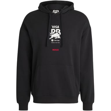Hugo - "Vcarb" Kapuzenpullover für Herren, Rückseitiger Aufdruck (Schwarz)