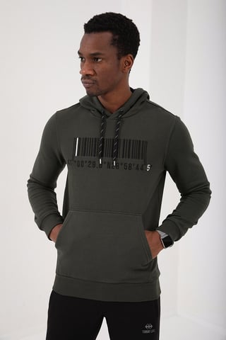 Bedrucktes Kapuzensweatshirt