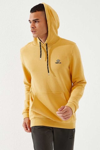 Herren Sweatshirt mit Kapuze und Tasche