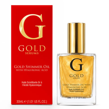 Gold Serums Goldschimmeröl mit Hyaluronsäure, 30 ml