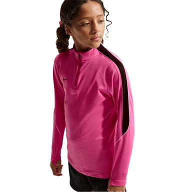 Nike - "Strike" Drill-Top für Kinder, mit kurzem Reißverschluss (Pink/Schwarz)