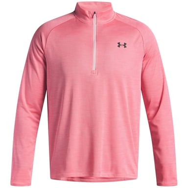 Under Armour - "Tech" mit halbem Reißverschluss Oberteil für Herren Strukturiert (Pink)
