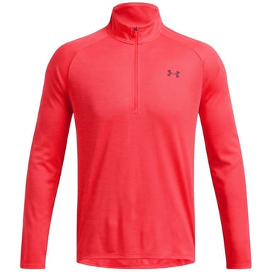 Under Armour - "Tech" mit halbem Reißverschluss Oberteil für Herren Strukturiert (Rot)