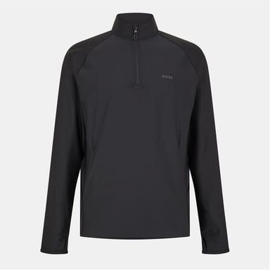 Boss - Sweatshirt für Herren, Aktiv, Regulär, Raglanärmel (Schwarz)