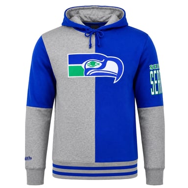Mitchell & Ness NFL Seattle Seahawks Farbblock Grau/Blau Hoodie