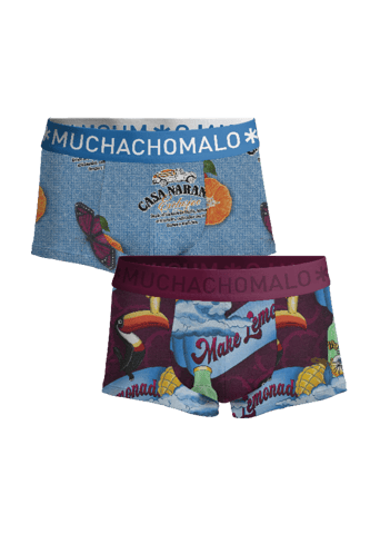 Muchachomalo Herren Trunks – 2er-Pack – Herren Unterhosen