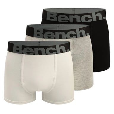 Bench - "Conan" Boxershorts für Herren (3er-Pack) (Schwarz/Grau/Weiß)