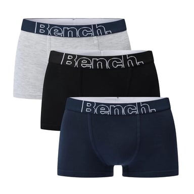 Bench - "Lasek" Boxershorts für Jungen (3er-Pack) (Schwarz/Marine/Grau)