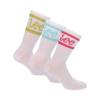 Lee - Sportsocken für Damen (3er-Pack) (Weiß)