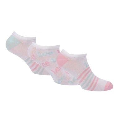 Lee - Liner Socken für Damen, Baumwolle (3er-Pack) (Weiß)