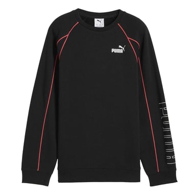 Puma - "Sportstyle" Sweatshirt für Kinder, leger, Raglan langärmelig (Schwarz)