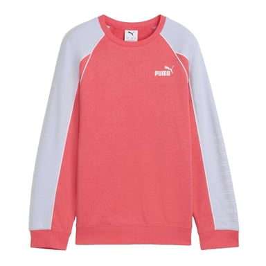 Puma - "Sportstyle" Sweatshirt für Kinder, leger, Raglan langärmelig (Pfirsich)