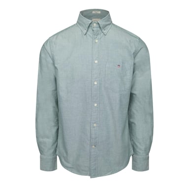 Gant - Hemd für Herren, Oxford-Stil, Regulär (Tannengrün)