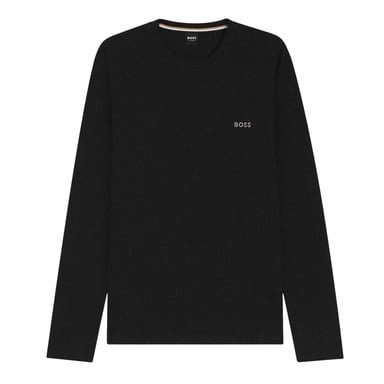 Hugo - Hemd für Herren, Waffelstrick, Langärmlig (Schwarz)
