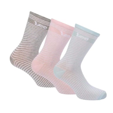 Lee - Knöchelsocken für Damen, Baumwollmischung (3er-Pack) (Pink)